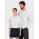 Лонгслив унисекс Siluetti Fuori, молочно-белый, размер L/XL для нанесения логотипа