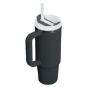 Термокружка Quencher H2.0 1180 с трубочкой, серая для нанесения логотипа