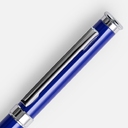 Ручка шариковая Finn Chrome, синяя для нанесения логотипа