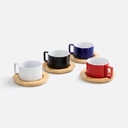 Чайная пара Stave, черная для нанесения логотипа