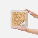 Плакетка Goldwin c 3D-элементами для нанесения логотипа