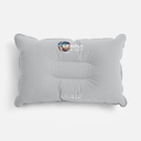 Надувная подушка Pillowish, серая для нанесения логотипа