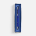 Ручка шариковая Keskus Soft Touch в футляре, синяя для нанесения логотипа