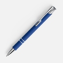 Ручка шариковая Keskus Soft Touch в футляре, синяя для нанесения логотипа