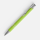 Ручка шариковая Keskus Soft Touch в футляре, зеленое яблоко для нанесения логотипа