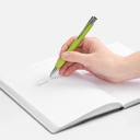 Ручка шариковая Keskus Soft Touch в футляре, зеленое яблоко для нанесения логотипа