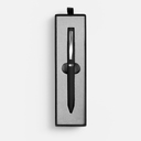 Ручка шариковая Bolt Soft Touch в футляре, черная для нанесения логотипа