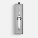 Ручка шариковая Bolt Soft Touch в футляре, белая для нанесения логотипа
