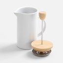 Френч-пресс Ceramero, белый для нанесения логотипа