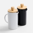 Френч-пресс Ceramero, белый для нанесения логотипа