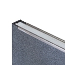 Ежедневник Frame Metal, недатированный, серый для нанесения логотипа