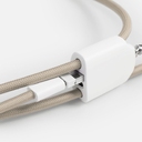 Кабель-ланьярд energyFlex Pro, серо-бежевый для нанесения логотипа