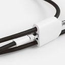 Кабель-ланьярд energyFlex Pro, черный для нанесения логотипа