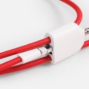 Кабель-ланьярд energyFlex Pro, красный для нанесения логотипа