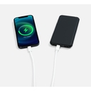 Кабель-ланьярд energyFlex Pro, белый для нанесения логотипа