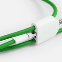 Кабель-ланьярд energyFlex Pro, зеленый для нанесения логотипа