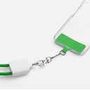 Кабель-ланьярд energyFlex Pro, зеленый для нанесения логотипа