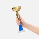 Кубок Kudos Spark, малый, синий для нанесения логотипа