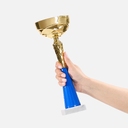 Кубок Kudos Spark, средний, синий для нанесения логотипа