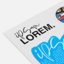 Наклейки UV-DTF Sticker Pack на заказ, S для нанесения логотипа