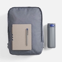 Набор Flexpen Travel, серый с синим для нанесения логотипа