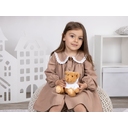 Мягкая игрушка «Мишка Cuddleton» в белом худи для нанесения логотипа