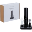 Винный набор Circle Joy Electric Wine Bottle Opener, черный для нанесения логотипа