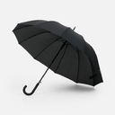 Зонт-трость Sombrella, черный для нанесения логотипа