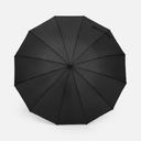 Зонт-трость Sombrella, черный для нанесения логотипа