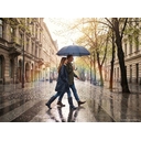 Зонт-трость Sombrella, темно-синий для нанесения логотипа