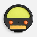 Подвижная игра с мячом Nice Catch, черная с желтым для нанесения логотипа