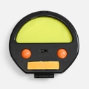 Подвижная игра с мячом Nice Catch, черная с желтым для нанесения логотипа