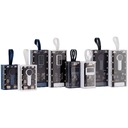 Аккумулятор с быстрой зарядкой Trellis Geek 10000 мАч, темно-серый для нанесения логотипа