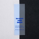 Лента силиконовая Biguna 20 S, прозрачная голубая, 50 см для нанесения логотипа