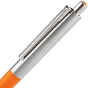 Ручка шариковая Senator Point Metal, ver.2, оранжевая для нанесения логотипа