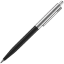 Ручка шариковая Senator Point Metal, ver.2, черная для нанесения логотипа