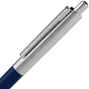 Ручка шариковая Senator Point Metal, ver.2, темно-синяя для нанесения логотипа