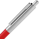 Ручка шариковая Senator Point Metal, ver.2, красная для нанесения логотипа