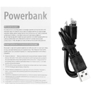 Внешний аккумулятор Uniscend Full Feel Type-C, 5000 мАч, черный для нанесения логотипа