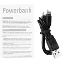 Внешний аккумулятор Uniscend Full Feel Type-C, 10000 мАч, черный для нанесения логотипа