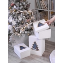 Коробка Christmas Tree, L для нанесения логотипа