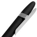 Ручка шариковая Prodir DS5 TSR Metal Clip, черная для нанесения логотипа