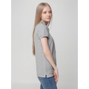 Рубашка поло женская Virma lady, серый меланж, размер S для нанесения логотипа