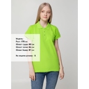 Рубашка поло женская Virma lady, зеленое яблоко, размер S для нанесения логотипа