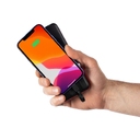 Аккумулятор с беспроводной зарядкой Holiday Maker Wireless, 10000 мАч, красный для нанесения логотипа