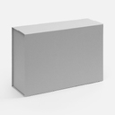 Коробка складная RealBig Fold, серая для нанесения логотипа