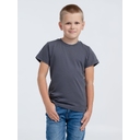 Футболка детская T-Bolka Kids, темно-серая (графит), 6 лет для нанесения логотипа