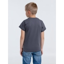 Футболка детская T-Bolka Kids, темно-серая (графит), 6 лет для нанесения логотипа