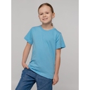 Футболка детская T-Bolka Kids, голубая, 6 лет для нанесения логотипа