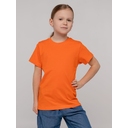 Футболка детская T-Bolka Kids, оранжевая, 6 лет для нанесения логотипа